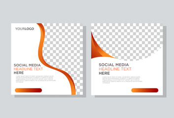 Minimalist social media post, perfect for your business, re-editable, vector eps 10