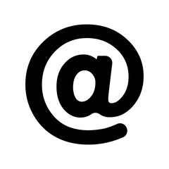 Fototapeta premium email address icon