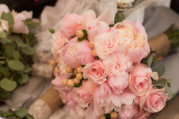 Bouquet of flowers to be carried by Bride
