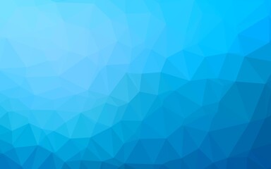 Light BLUE vector polygonal pattern.