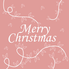 Merry Christmas and Happy New Years 2021 Celebration Vector Template Design Illustration