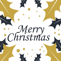 Merry Christmas and Happy New Years 2021 Celebration Vector Template Design Illustration