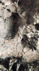 Obraz premium Cave Interior Grey Stones Stalagmite