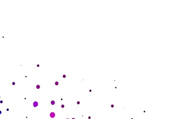 Light Pink vector texture with disks.