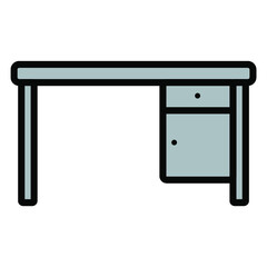 office desk icon premium