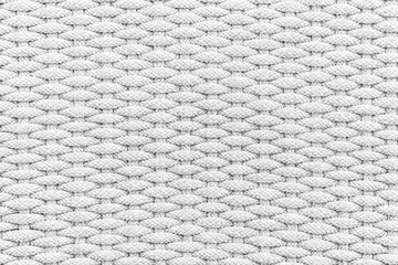 White and gray color of rope texture and surface - 400325689