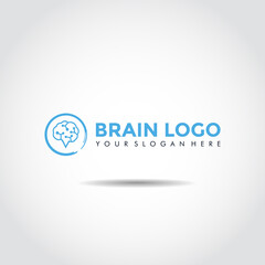 Brain Logo Template. Vector Illustrator eps. 10