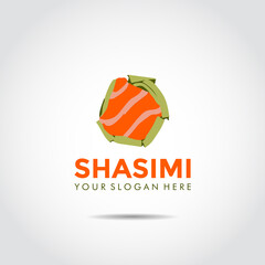 Sashimi Logo Template. Vector Illustrator eps. 10