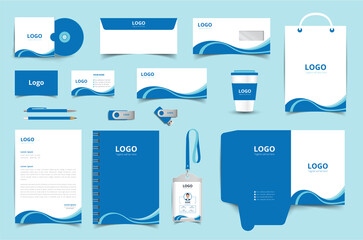 Corporate Identity Set. Stationery Template Design Kit. vector templates for office stationery with creative design illustration. fully editable
