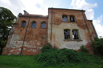 an old building in lubiąż (poland)