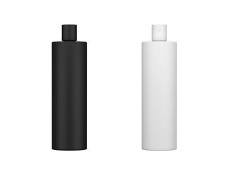 Realistic bottle template for spray container. 3d rendering.