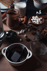 
Photo recipe for hot chocolate