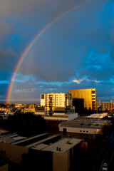 Rainbow in the City Suburbs