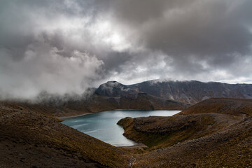 pond next to mount ngauruhoe