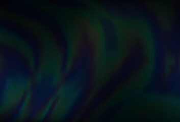 Dark BLUE vector template with lava shapes.