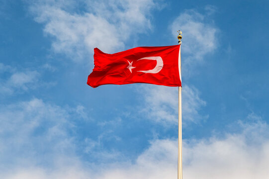 The flag of Turkey, officially the Turkish flag