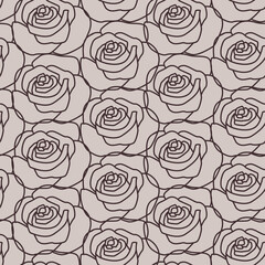 roses pattern seamless