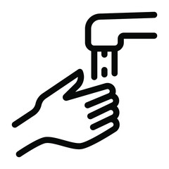 
After washing hand, applying hand lotion icon in solid style 
