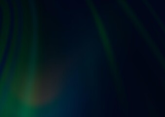 Dark Green vector pattern with bubble shapes.