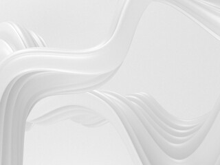 White abstract liquid wavy background