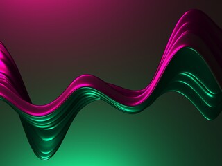 Colorful Liquid metallic wavy background