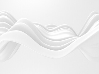 White abstract liquid wavy background