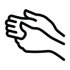 Obraz premium After washing hand, applying hand lotion icon in solid style 