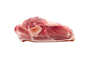 Piece of fresh pork meat