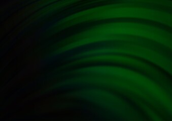 Dark Green vector template with bubble shapes.