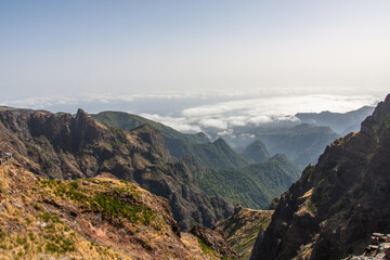 Fototapeta na wymiar Berglandschaft auf Madeira