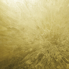 Golden aged ceramic tile for wall and floor decor. Concrete stone surface background. Texture for interior design project.