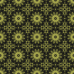 Luxury Traditional Ornamental Design. Modern Seamless Geometry Pattern. Vector Illustration. For Interior Design, Printing, Web And Textile Design.