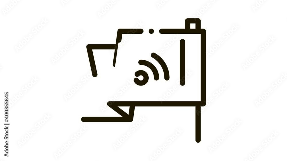Poster search engine optimization destination flag icon animation. black search engine optimization destina