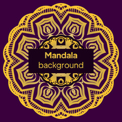 Design for square fashion print. For pocket, shawl, textile, bandanna. Mandala floral pattern. Vector illustration.