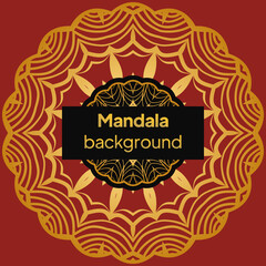 Ethnic Ornamental Mandala. Decorative Design Element. Illustration.