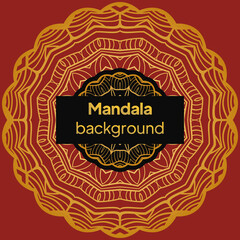 Mandala Pattern. Traditional Indian Mandala. Orient Tribal Circle Sign Illustration. Vector Illustration.