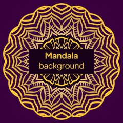 Mandala floral pattern Arabic Islamic east style. For print, poster, card, brochure, flyer. Vector illustration
