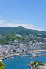 Fototapeta premium 静岡県熱海の街並み