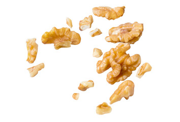 walnut kernal healthy snack food fly on air