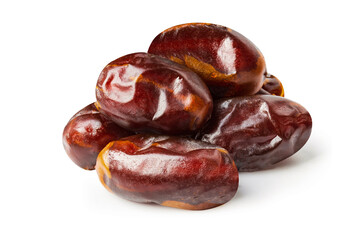 Obraz premium dates on white isolated with clipping path
