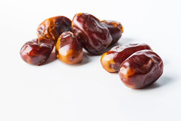 dates  on white isolated with clipping path