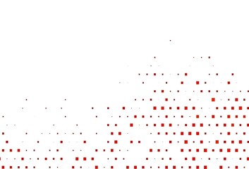 Light Orange vector backdrop with rectangles, squares.