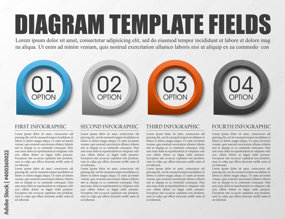Aufkleber infographic design elements for your business vector illustration.