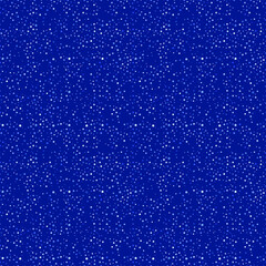 Vector seamless template with blue dots and circles. Abstract illustration for business card design.