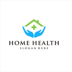 home health logo design template