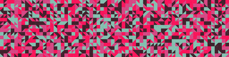Abstract Geometric Pattern generative computational art illustration