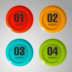 web round button for website or app. Isolated bell sign with border, reflection and shadow on background. Vector eps10.