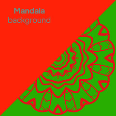 Decorative Mandala. Vector Illustration. Tribal Ethnic Ornament With Mandala. Anti-Stress Therapy Pattern. Indian, Moroccan, Mystic, Ottoman Motifs.