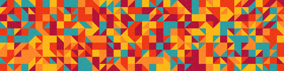 Abstract Geometric Pattern generative computational art illustration