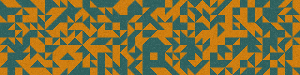 Abstract Geometric Pattern generative computational art illustration